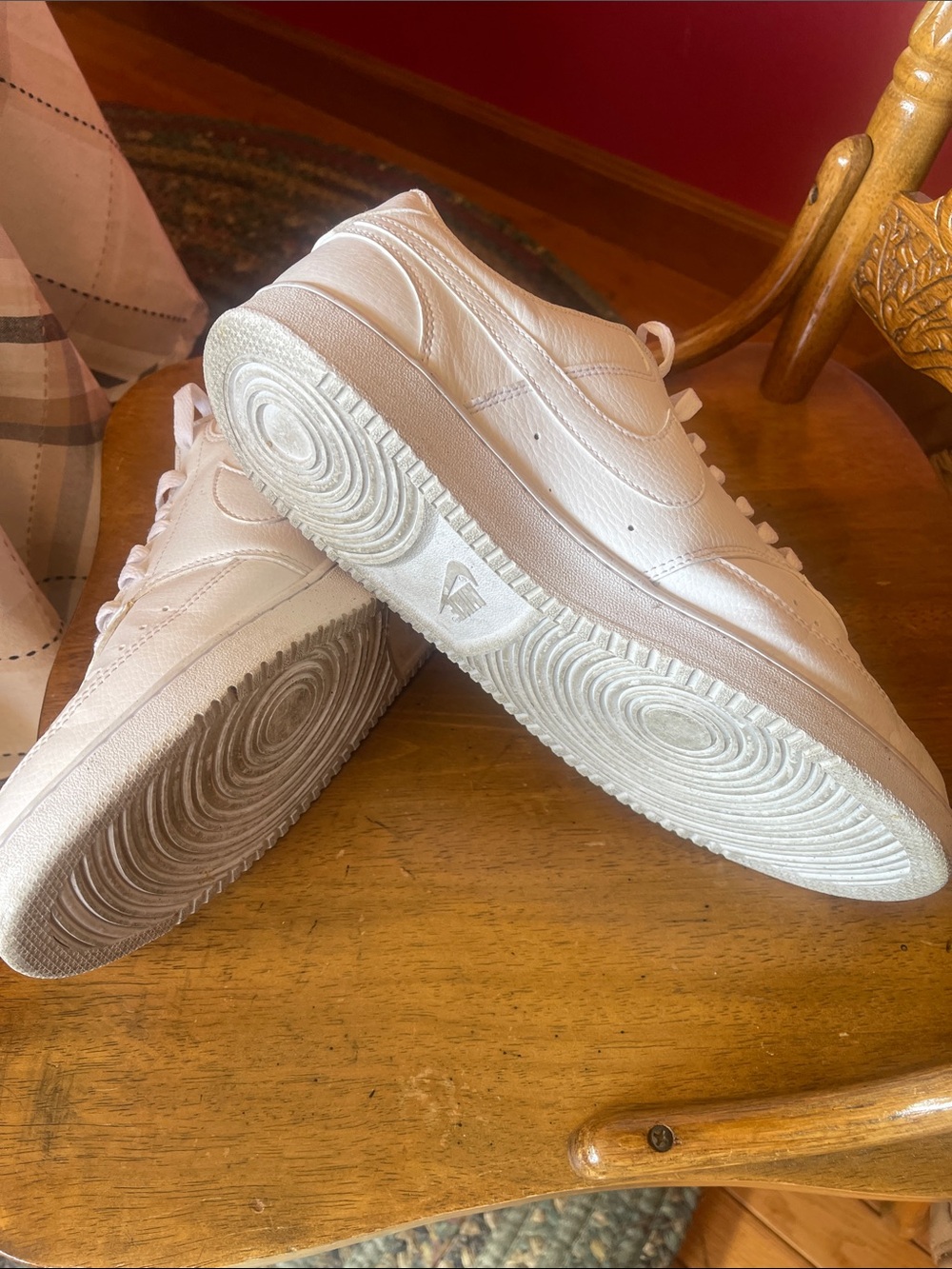 Nike Court Borough Men’s White Low-Top Leather Sneakers - Picture 4 of 5